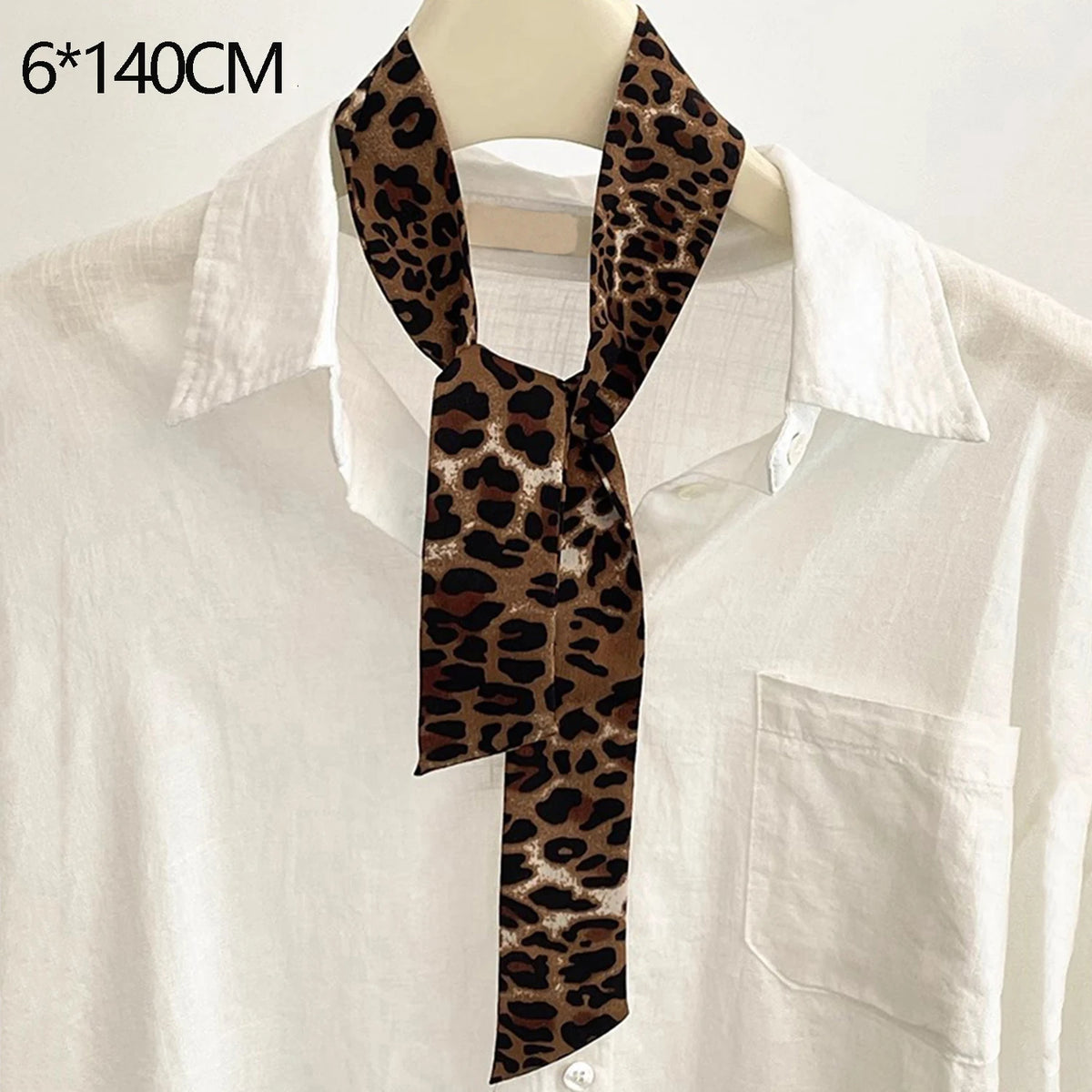 Women Narrow Long Scarf 150x4cm Polka Dot Tie Bag Ribbon Headband Choker Streamer Lady Accessories