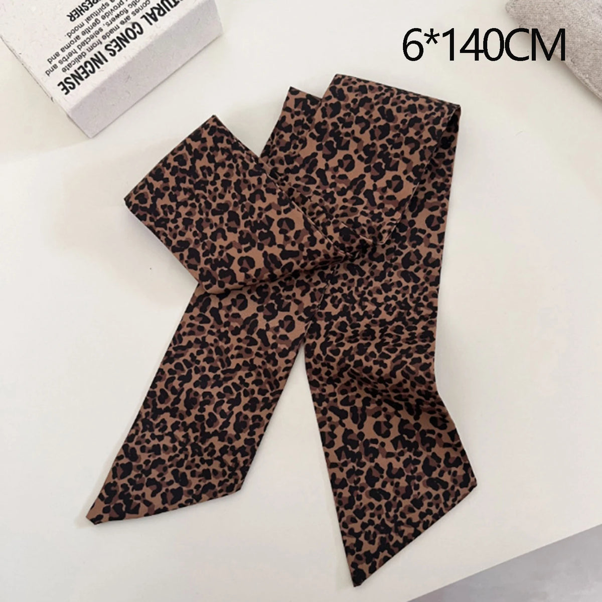 Women Narrow Long Scarf 150x4cm Polka Dot Tie Bag Ribbon Headband Choker Streamer Lady Accessories
