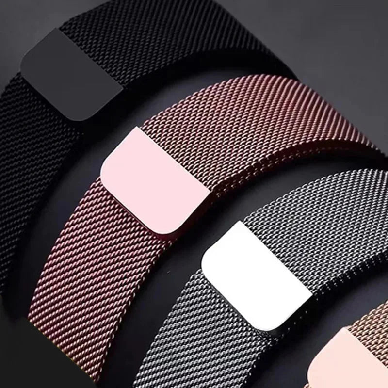 Milanese Loop Band For Apple Watch Strap 46mm 44mm 45mm 40mm 42mm 41mm 49mm Bracelet iWatch Series 12 11 10 9 SE Ultra 4 3 49mm